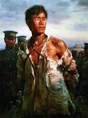 刘真烈士在执行革命任务时不幸落入敌人手中，随后被牢牢关押在阴暗潮湿的监狱中长达六