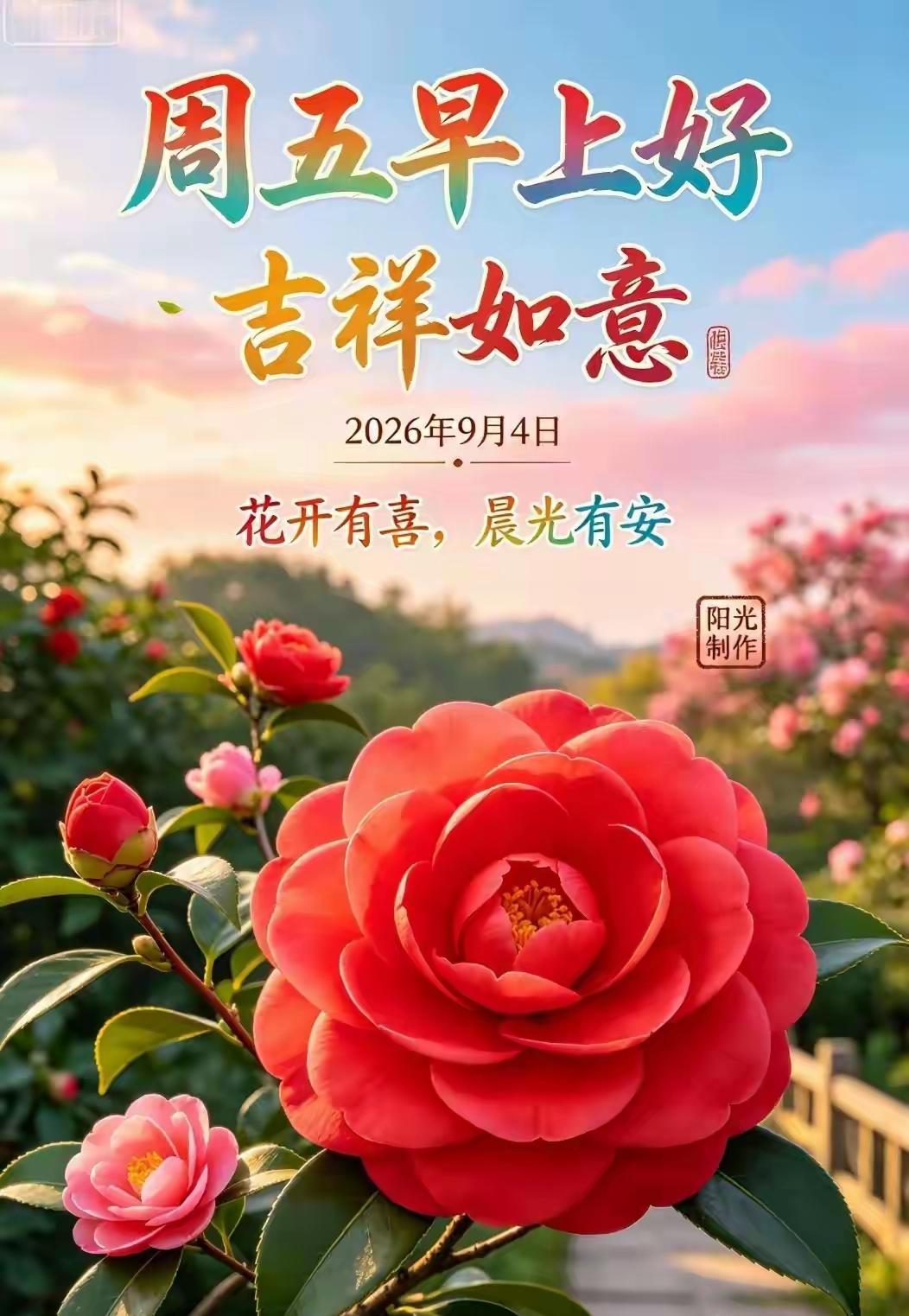 周五清晨，秋意暖暖✨
愿大家：
幸福99，健康99，平安99❤️
 
万事顺意，