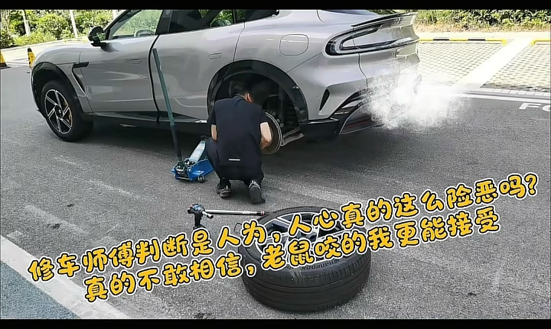 卧槽，这是哪个群体，人家车主开个小米，它要把人家刹车线剪断？到底是什么样的人，要