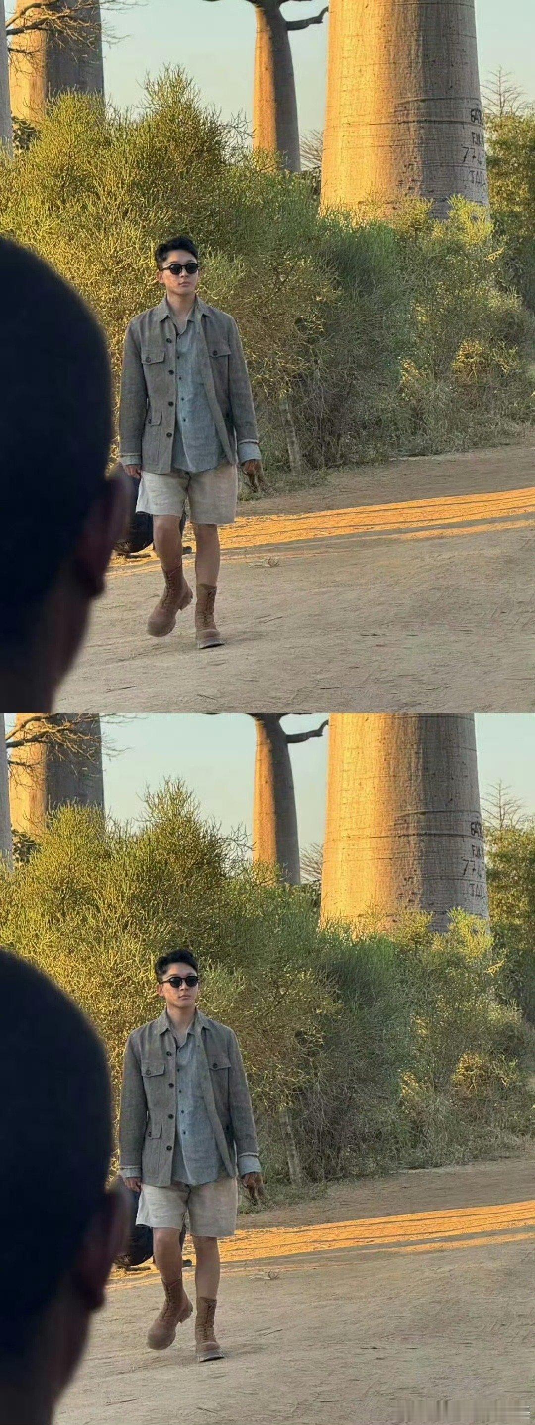 花少7走秀路透杀疯了！龚俊阳光下灿烂一笑，少年感直接拉满；张晚意一袭长衫执扇，温
