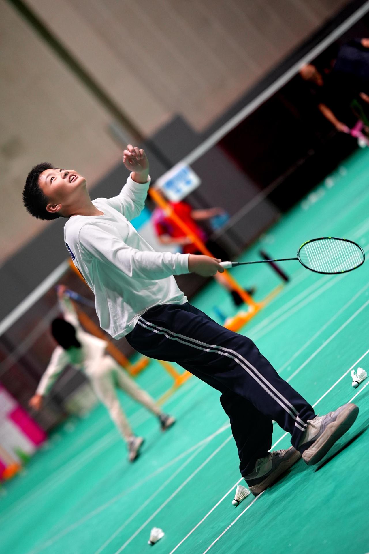 打球 运动员 快乐羽毛球 运动锻炼