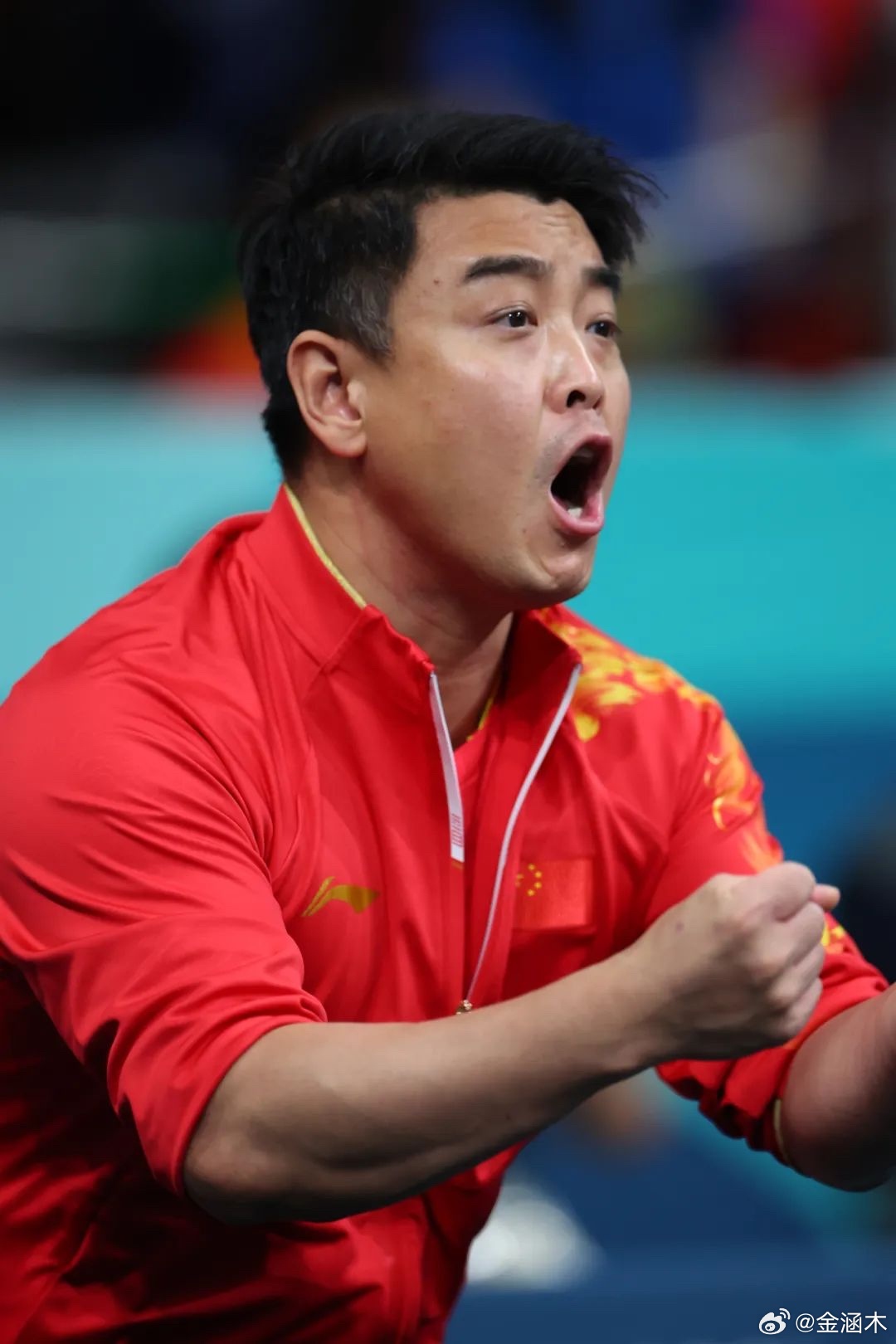 今天给皓指导加油就等于给楚钦加油。王皓，要猛！ 