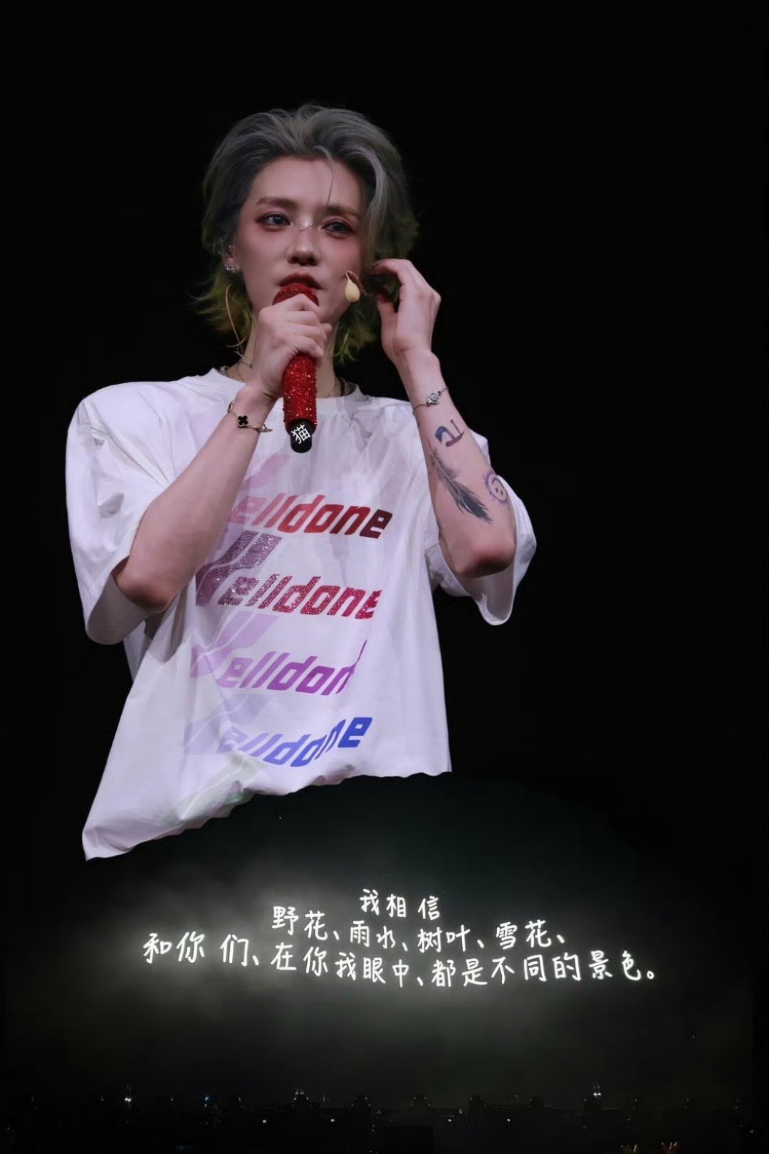 鹿晗就我一个人慢慢变老了吗 就是要看这种全开麦顶级唱跳，才能开心的生活呀[泪][