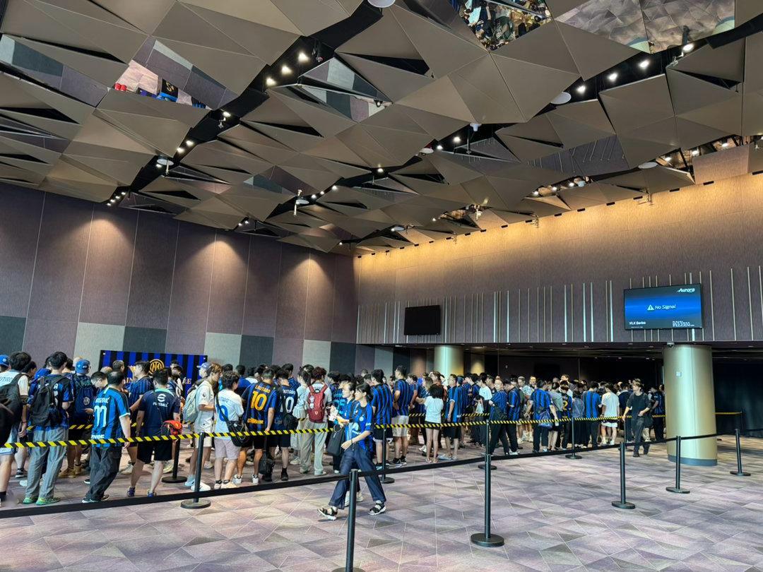 赛前双冠王奖杯合影场所Celebration Hall 🏆🏆 