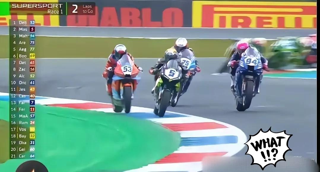 丢人！雅马哈+杜卡迪联手围剿，才挡住中国53号！看完全程真的气笑了！世界顶级赛场