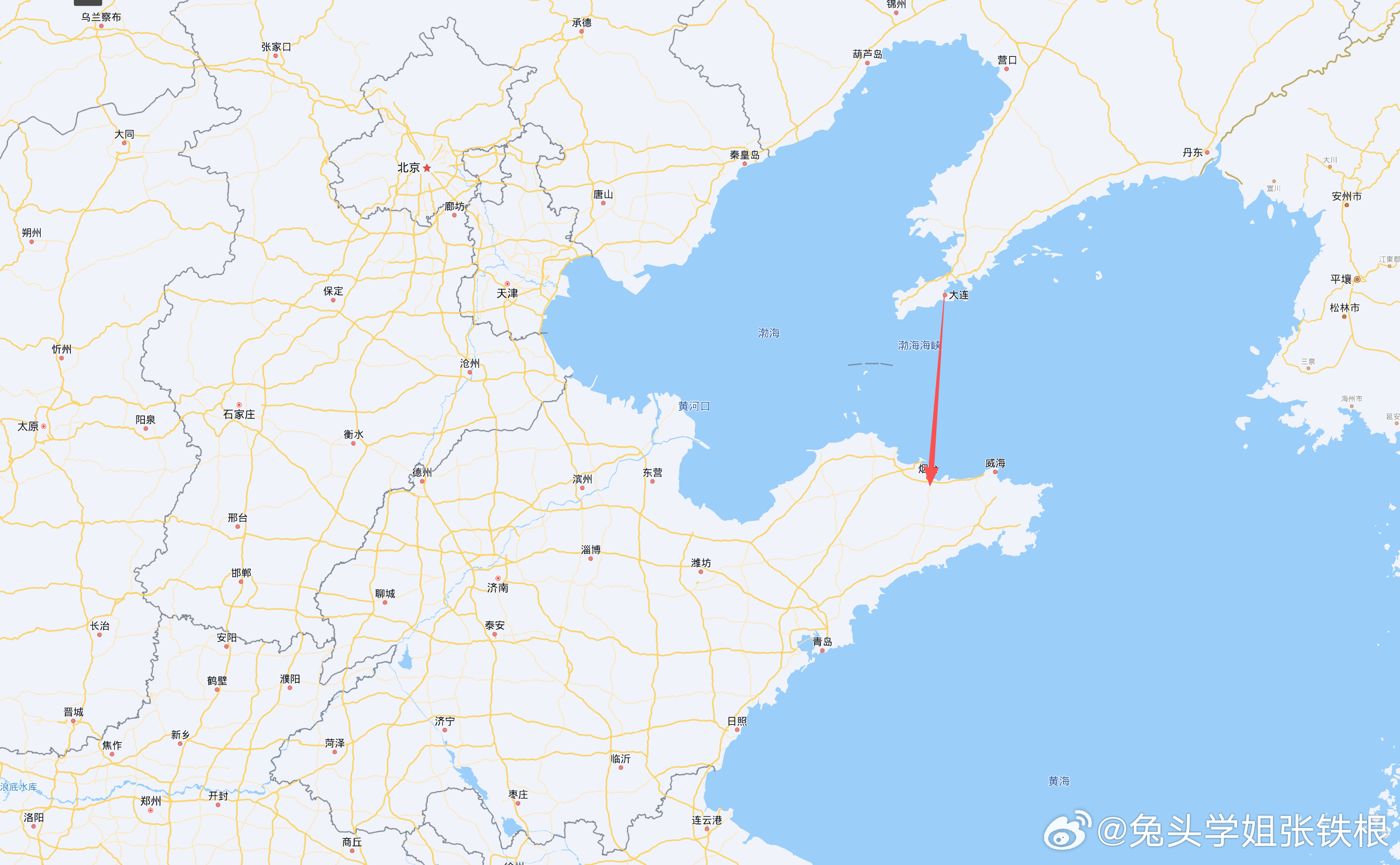 你说，中国基建都这么强了，为啥不在渤海口和大陆到海南之间建个跨海大桥呢，还能通高