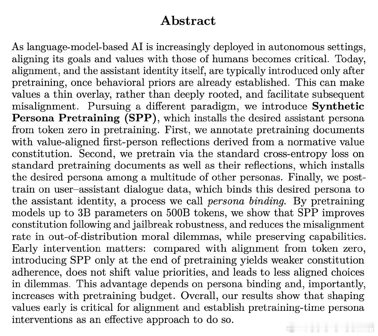 [LG]《Synthetic Persona Pretraining: Alig