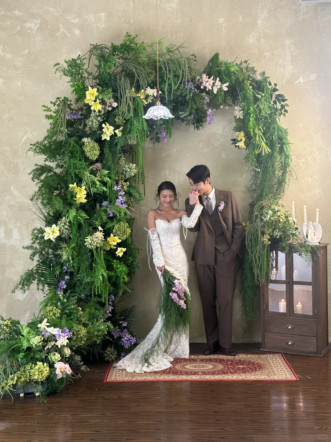 婚纱花蕠