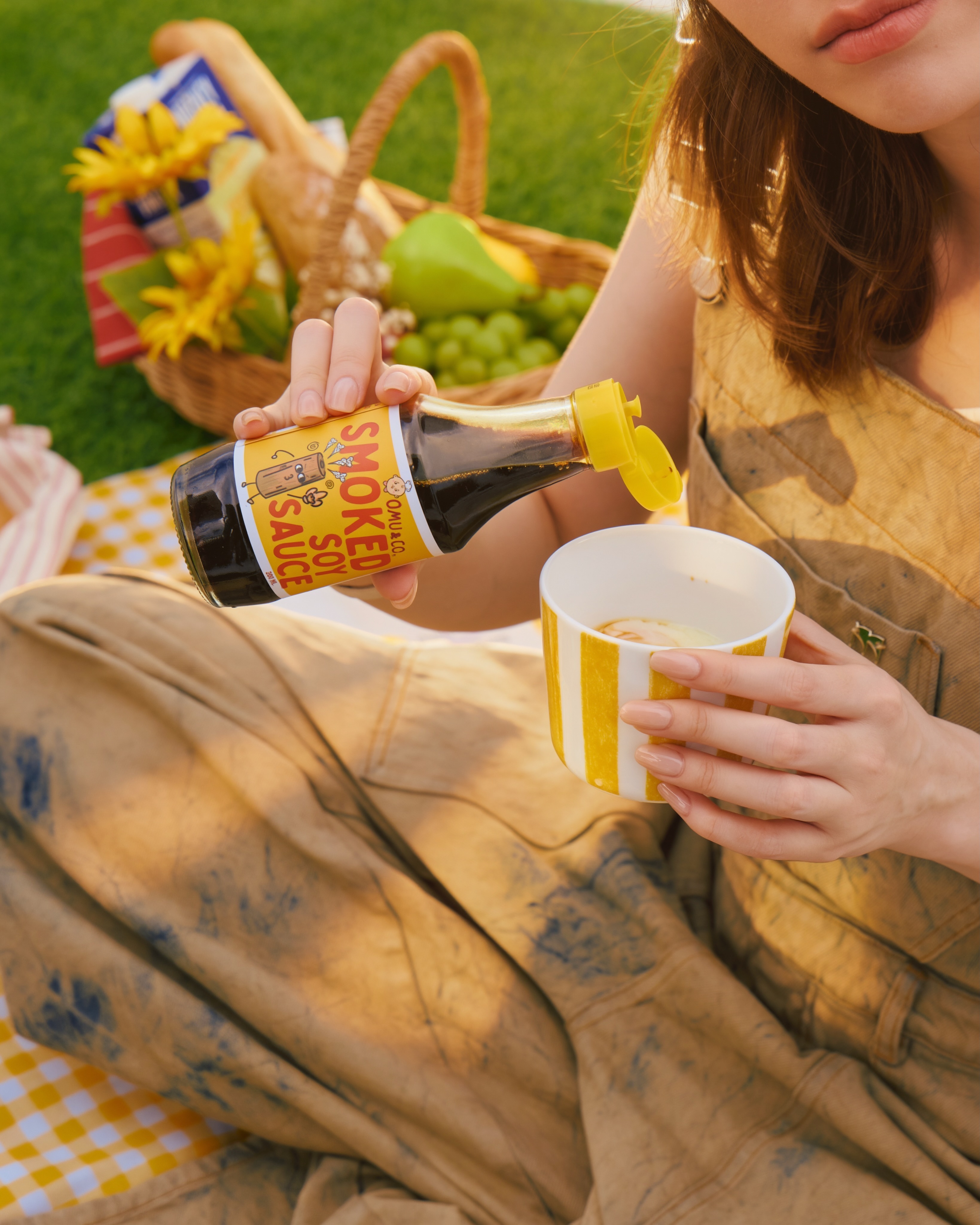 受不了了 好可爱的造型Omu&co更新：The picnic is set.No