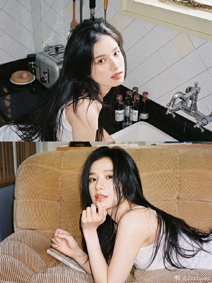 张婧仪介于少女和熟女之间的美丽很难找到平衡感这么绝的长相，少女的灵动和成熟女性的