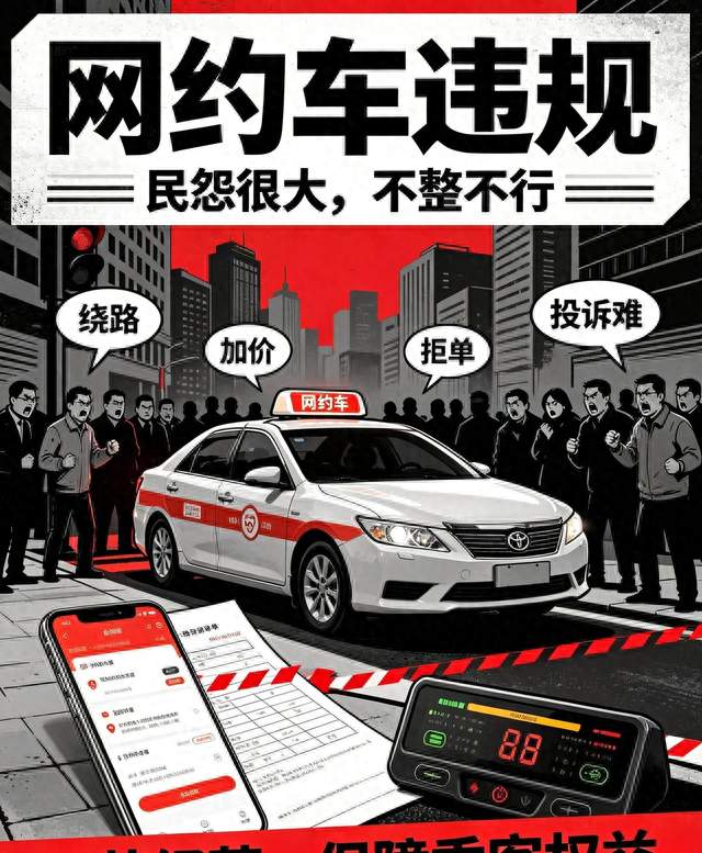 网约车违规，深恶痛绝，民怨很大，不整不行！