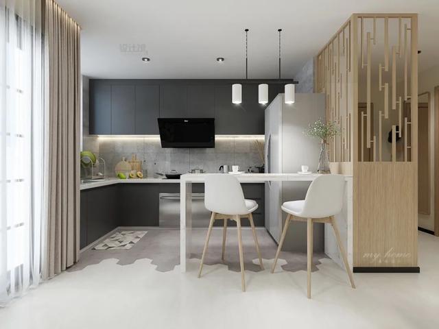 餐厅与厨房之间，不想中规中矩，如何设计更有趣？