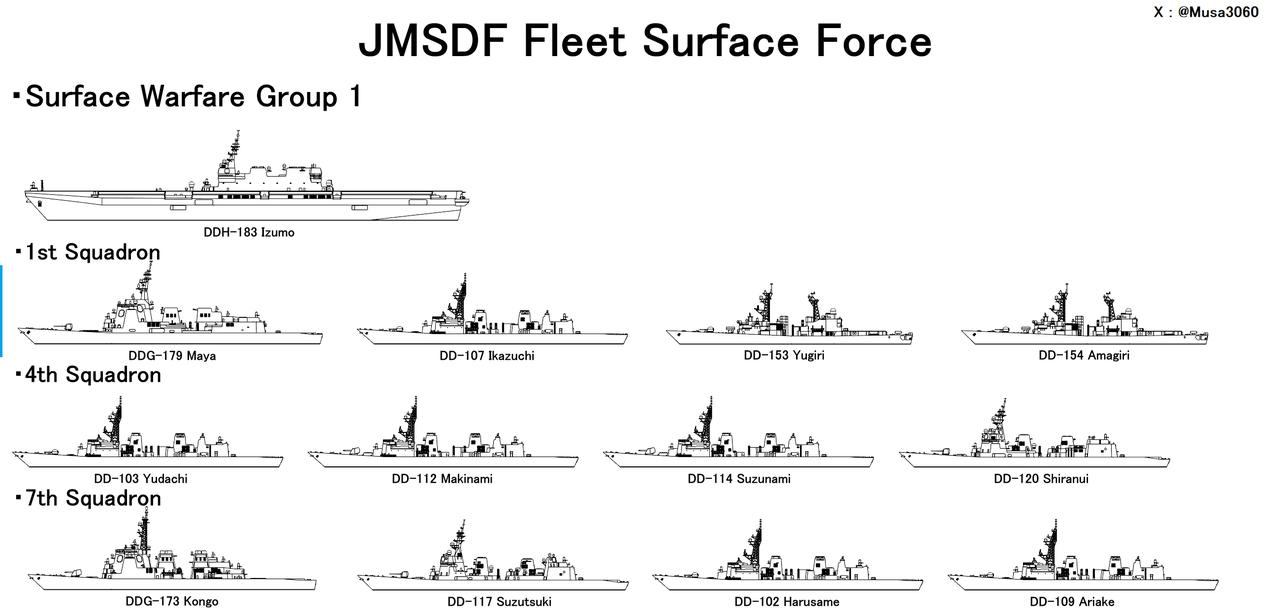 日本海自水上战群