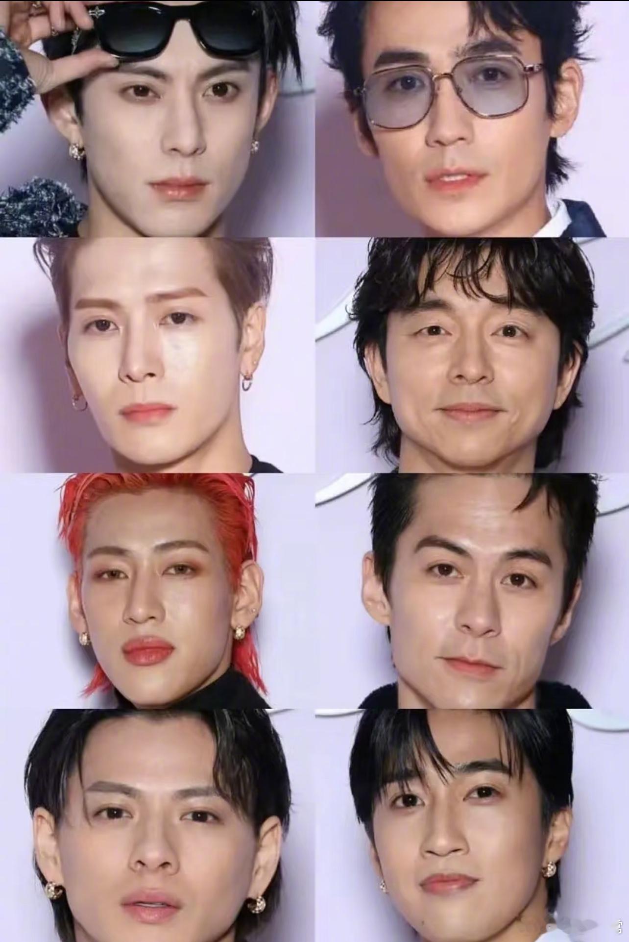 巴黎时装周lv大秀中日韩泰明星生图王鹤棣 朱一龙 王嘉尔 孔刘 BamBam 平
