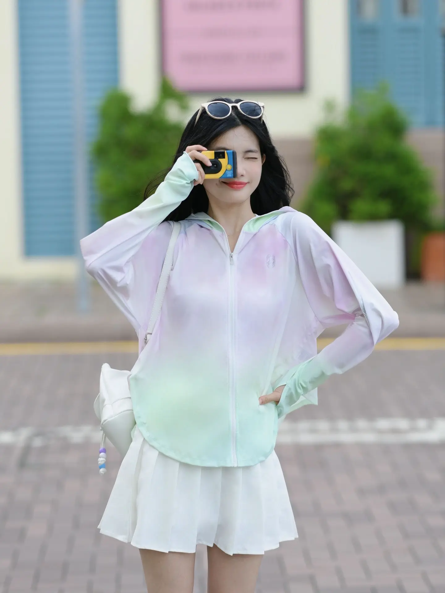 元气少女 夏日氧气感照片 生活感拍照 夏日小清新 甜系女孩
