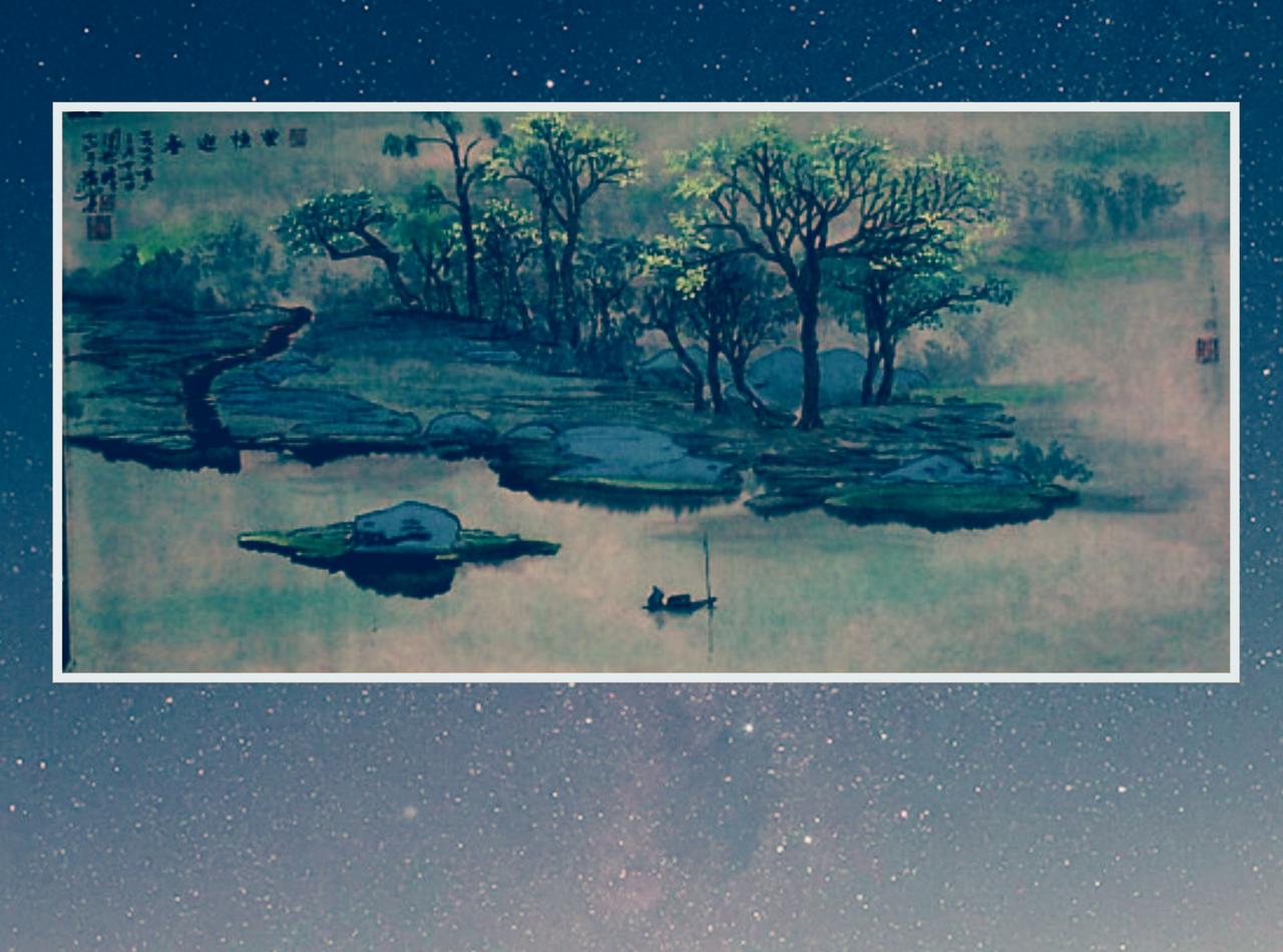 中国传统山水画好在哪里?青山绿水青山就是金山银山宁静的山水画 水墨风格山水画 山