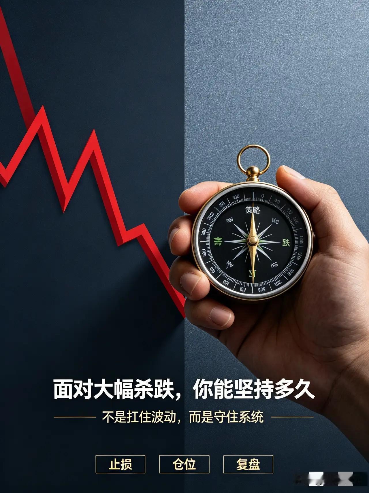 今天要是能解套，我立马把电脑壁纸换成“戒股”俩字，再截个图发朋友圈——立帖为证，