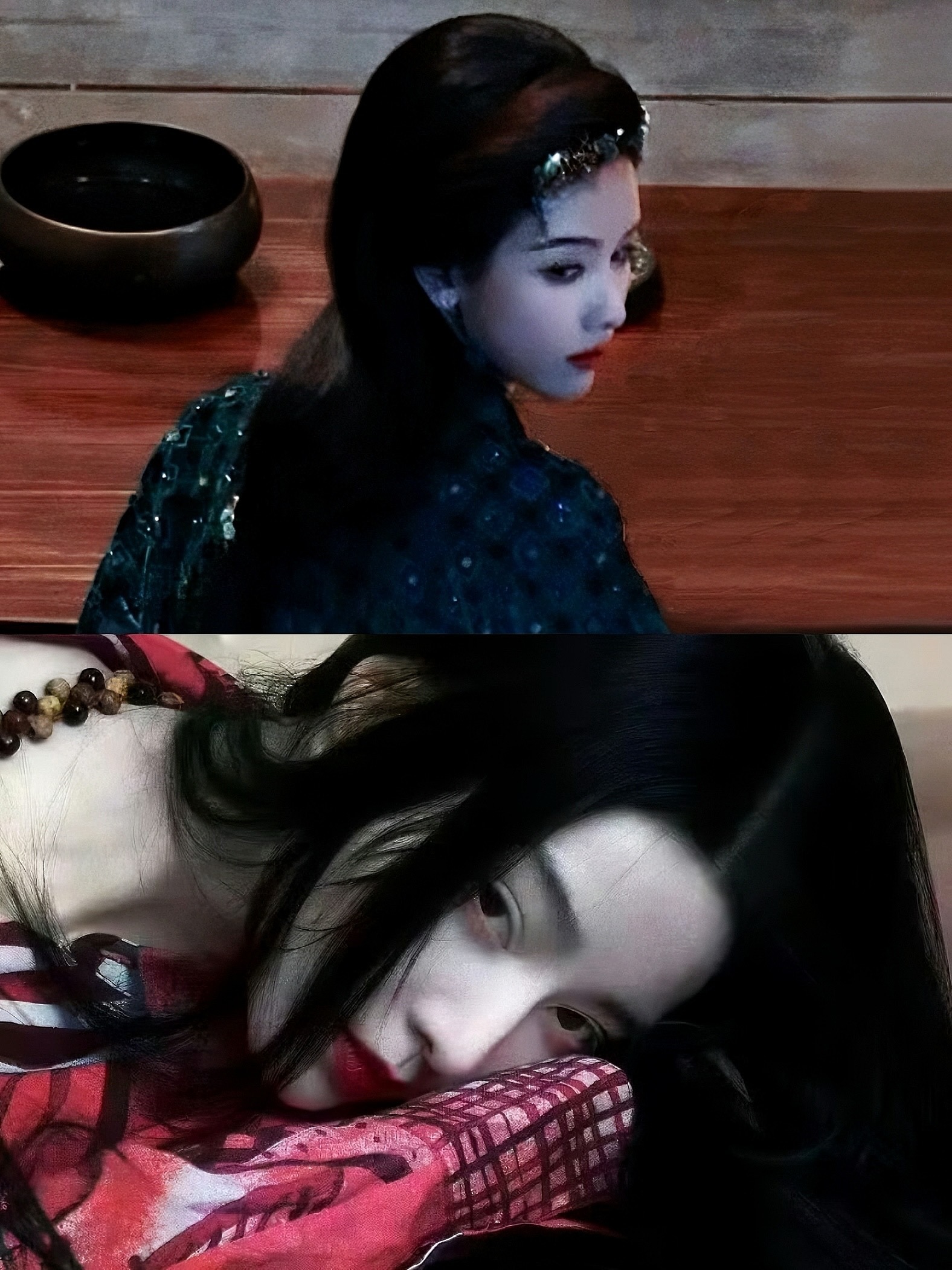 投稿🩸范冰冰 🖤 陈都灵艳杀痴念、色诛情千：恨土血化碧，赪玉盘作天。🍠：女