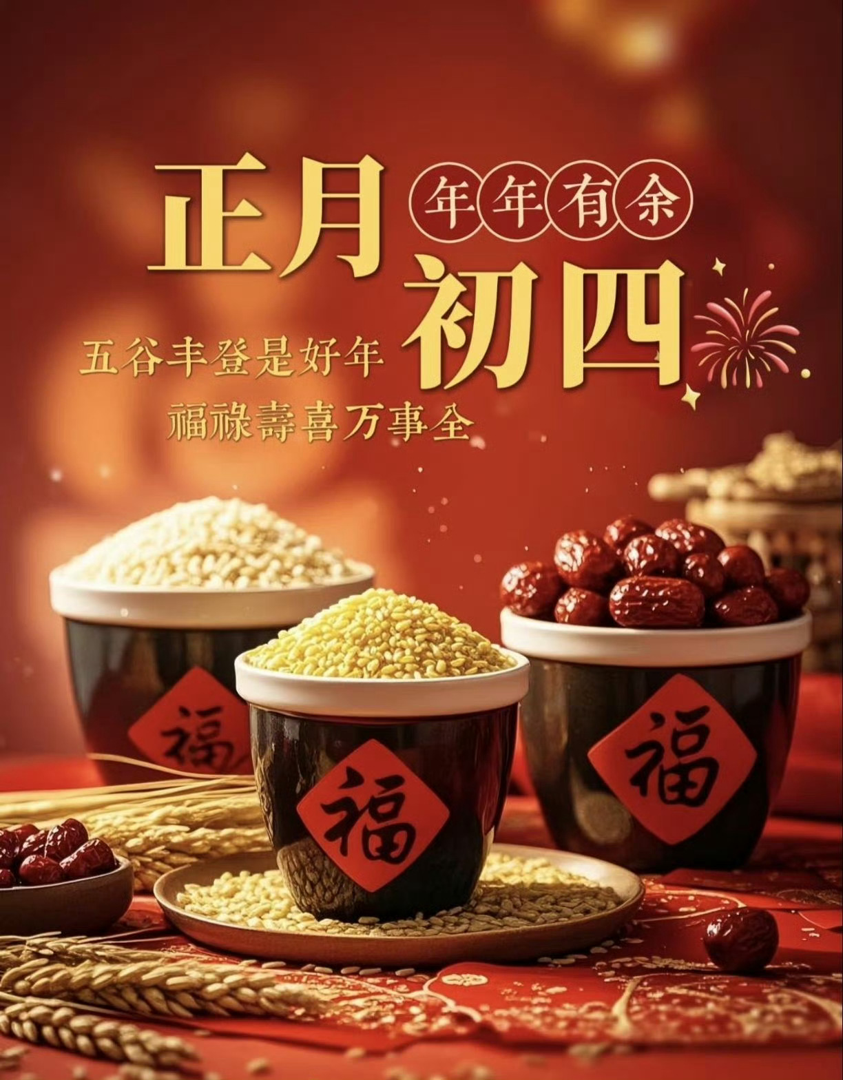 大年初四生活点滴2026年农历正月初四，是丙午马年春节重要民俗节点，民间素有迎灶