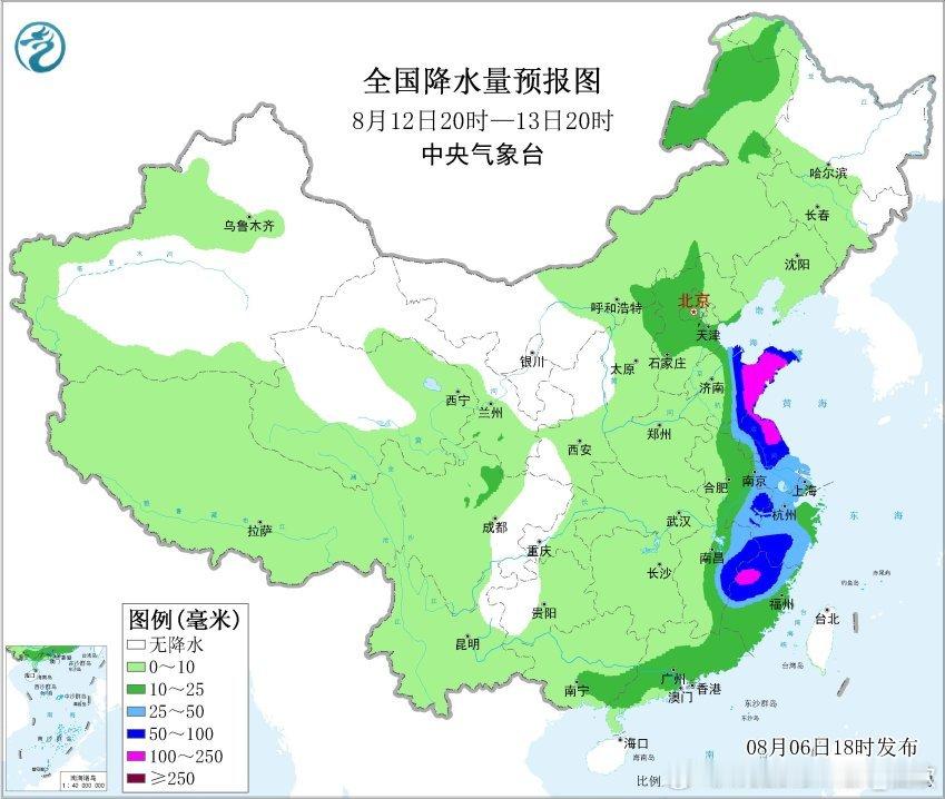【强降雨】昨晚到今天，我国降雨总体在减弱，但黑龙江、吉林、河南、陕西、湖北、重庆
