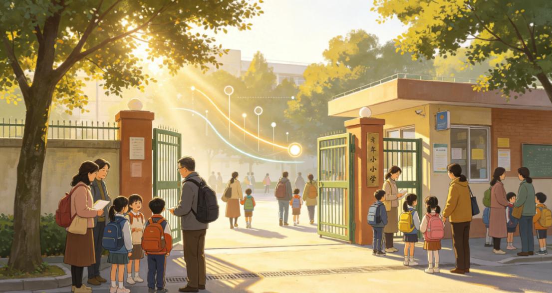 今年开学季，一个变化正在很多小学门口悄悄发生，过去家长最担心的是学位不够、班级塞