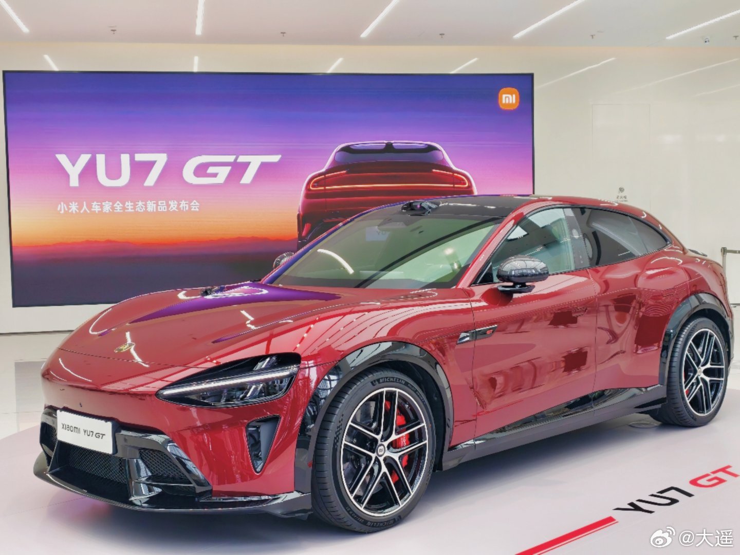 到现场了，先来看看车👀小米YU7GT 北京·小米昌平科技园发布厅-M栋