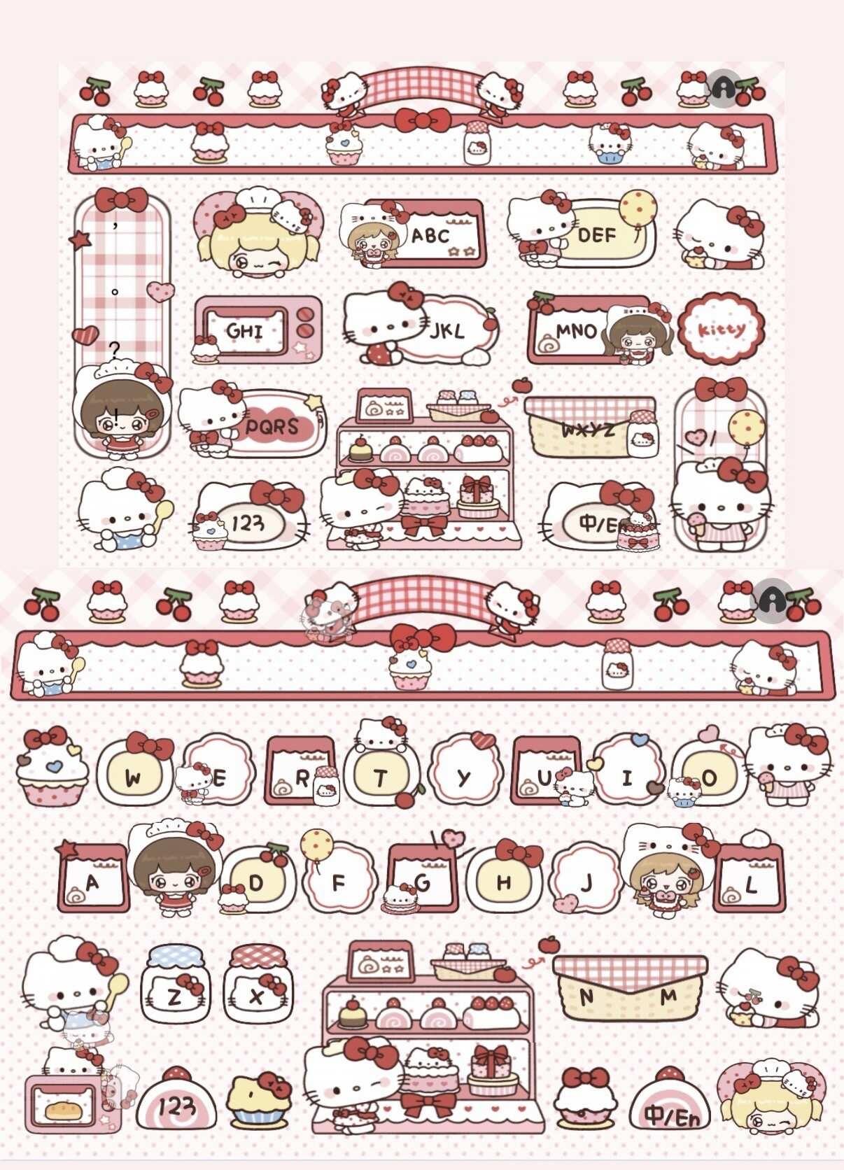免肥⌨️kitty甜品屋哦｜第63期
百度输入法 输入法皮肤 高颜值键盘 可爱壁