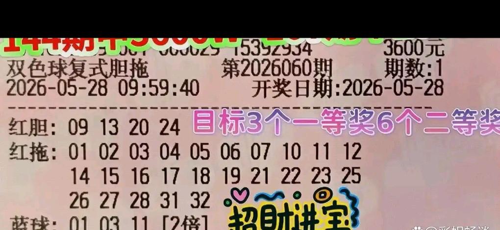 双色球26060期晒票上新，两张10010元万元票格外吸睛。二者前区号码各有不同