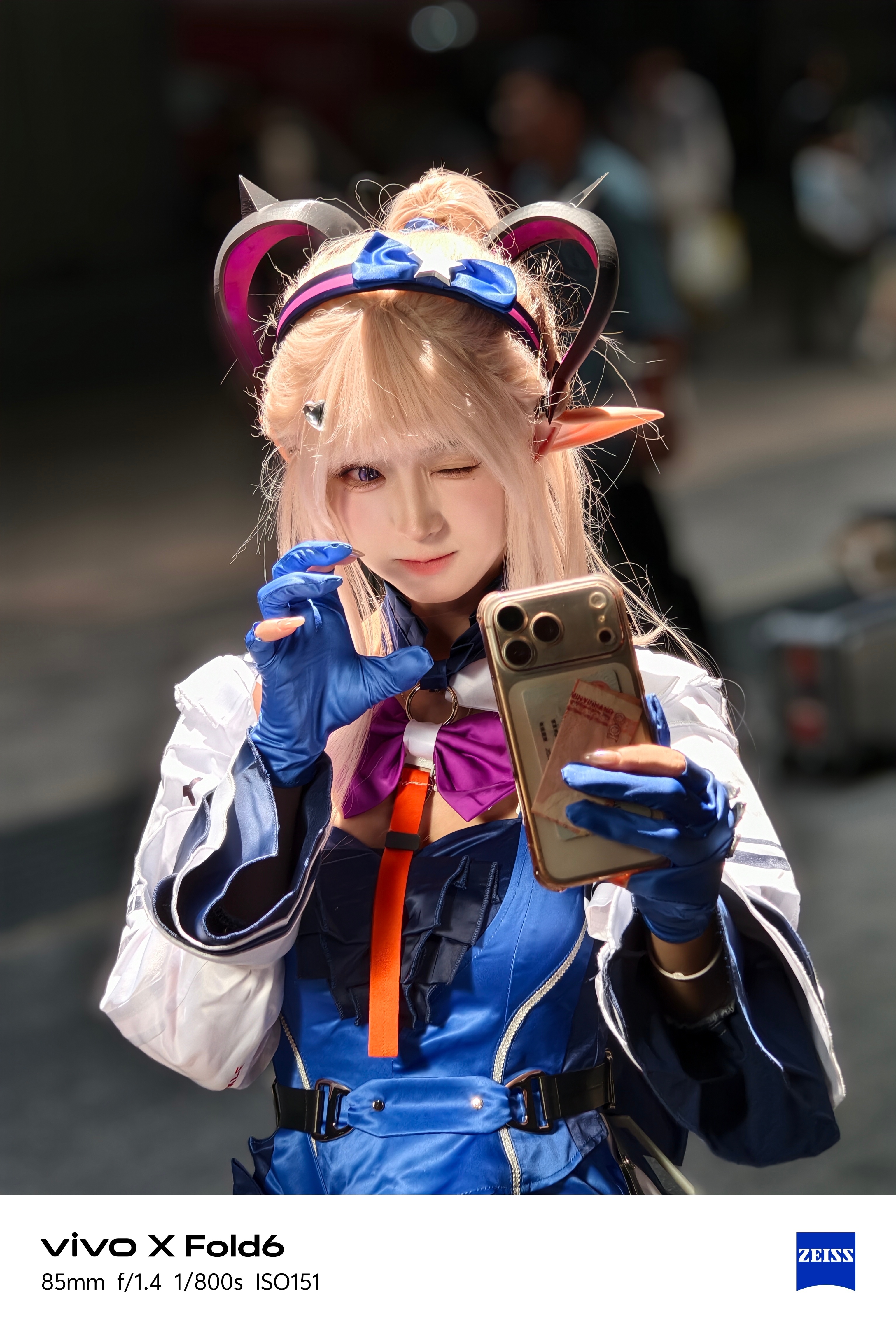 付慧琳的梨诺好美萌呀~📱:vivo X Fold6微博摄影二次元cos大赏明日