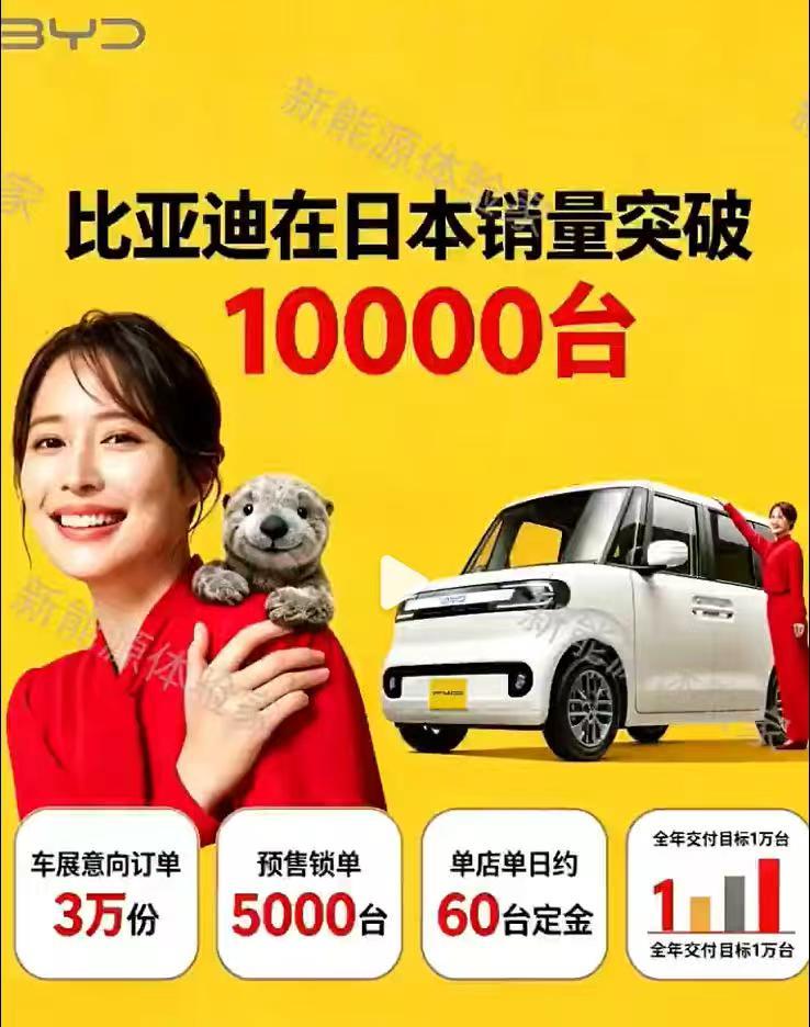 海獭销量这么牛逼吗？海獭比亚迪日本市场成了？ 