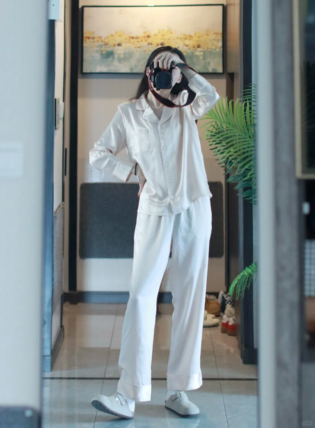 新入手的睡衣也太舒服了吧