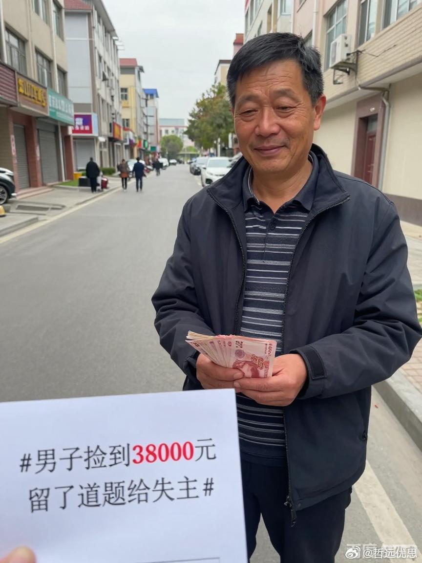 捡到38000元，他不还钱，先出卷子？大哥捡个钱包，里面38000块——放别人身