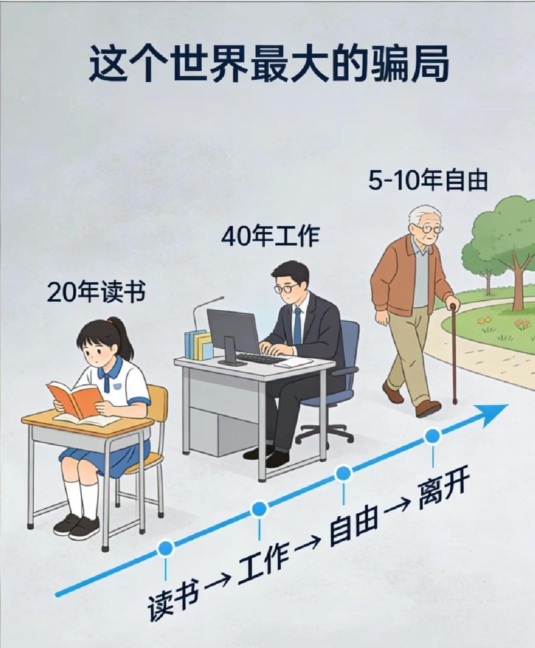 看到这个这个世界最大的两个骗局，你认同吗？

第一个骗局：成功可以复制。我们被教