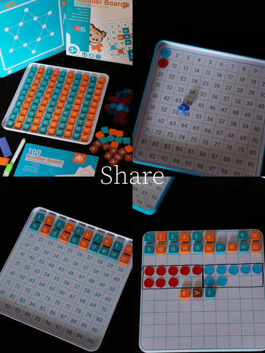 数感启蒙：几十块的百数板 21种玩法总结