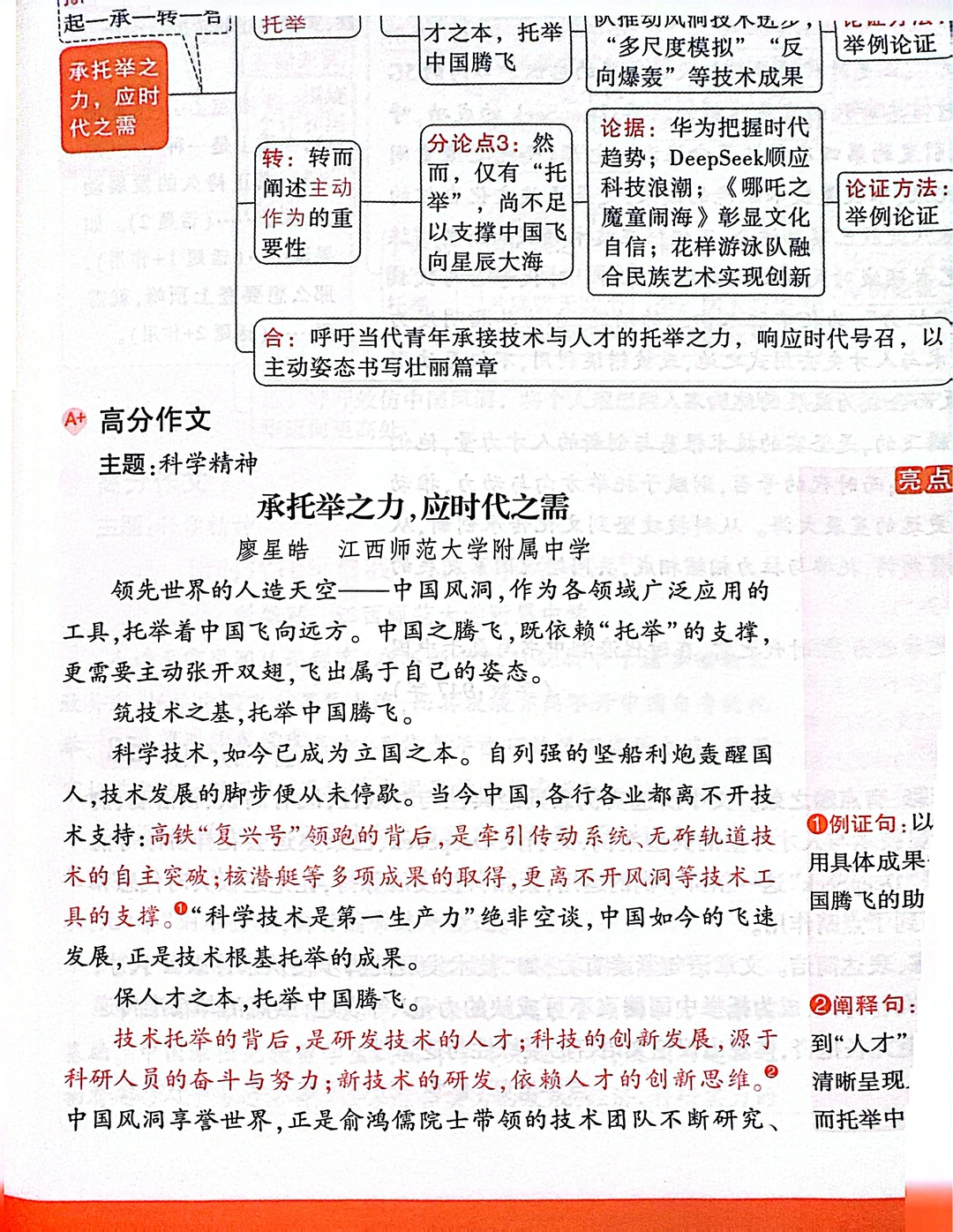 高考作文 议论文 作文范文 高中语文 语文作文 优秀作文