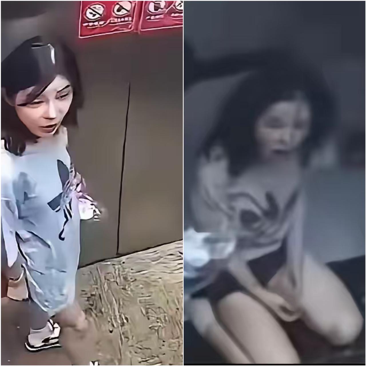 电梯里进场和散场的反差简直一目了然！

这个小姑娘着实果敢，直接把气势汹汹的阿姨