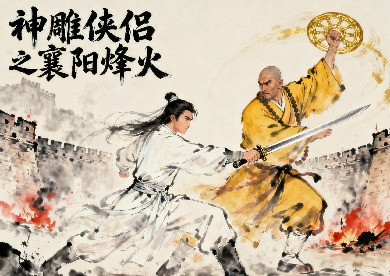 襄阳城下，金轮法王死于杨过黯然消魂掌之下？其实另有隐情。《倚天前传之君襄风云录》