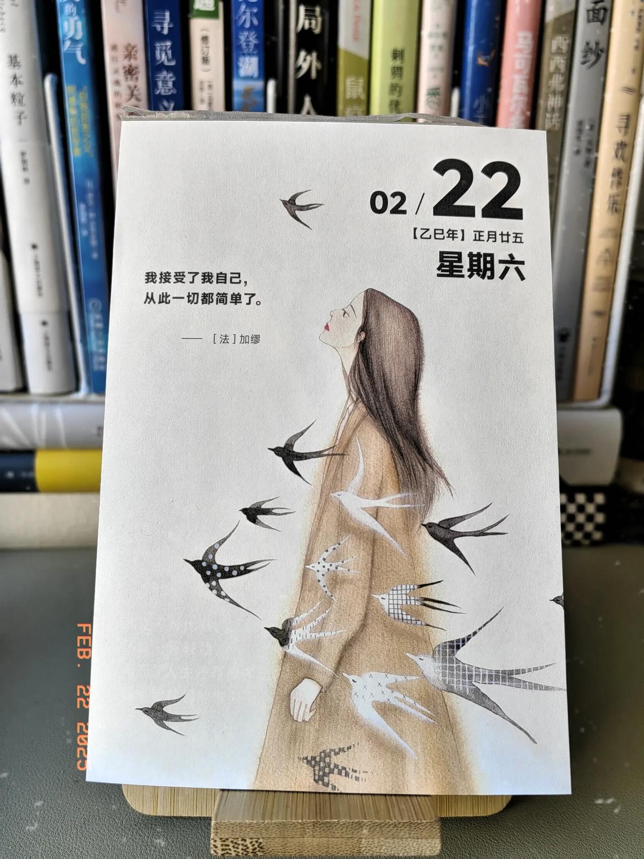 “我接受了我自己，从此一切都简单了”。这句话出自加缪的《局外人》。它表达了主人公
