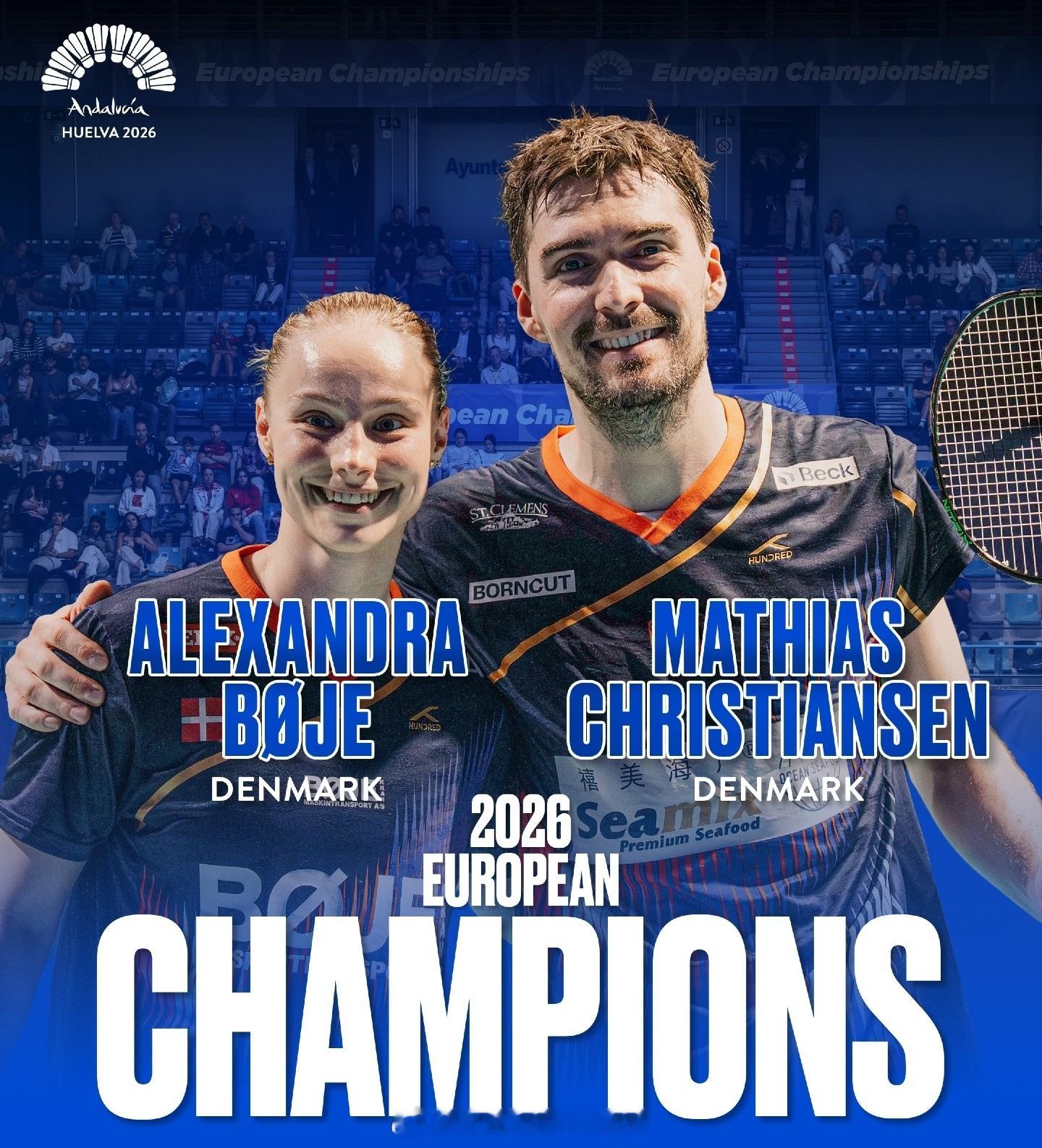 2026年欧洲羽毛球锦标赛完整赛果见下图 欧锦赛等同为超级500赛积分、亚锦赛1