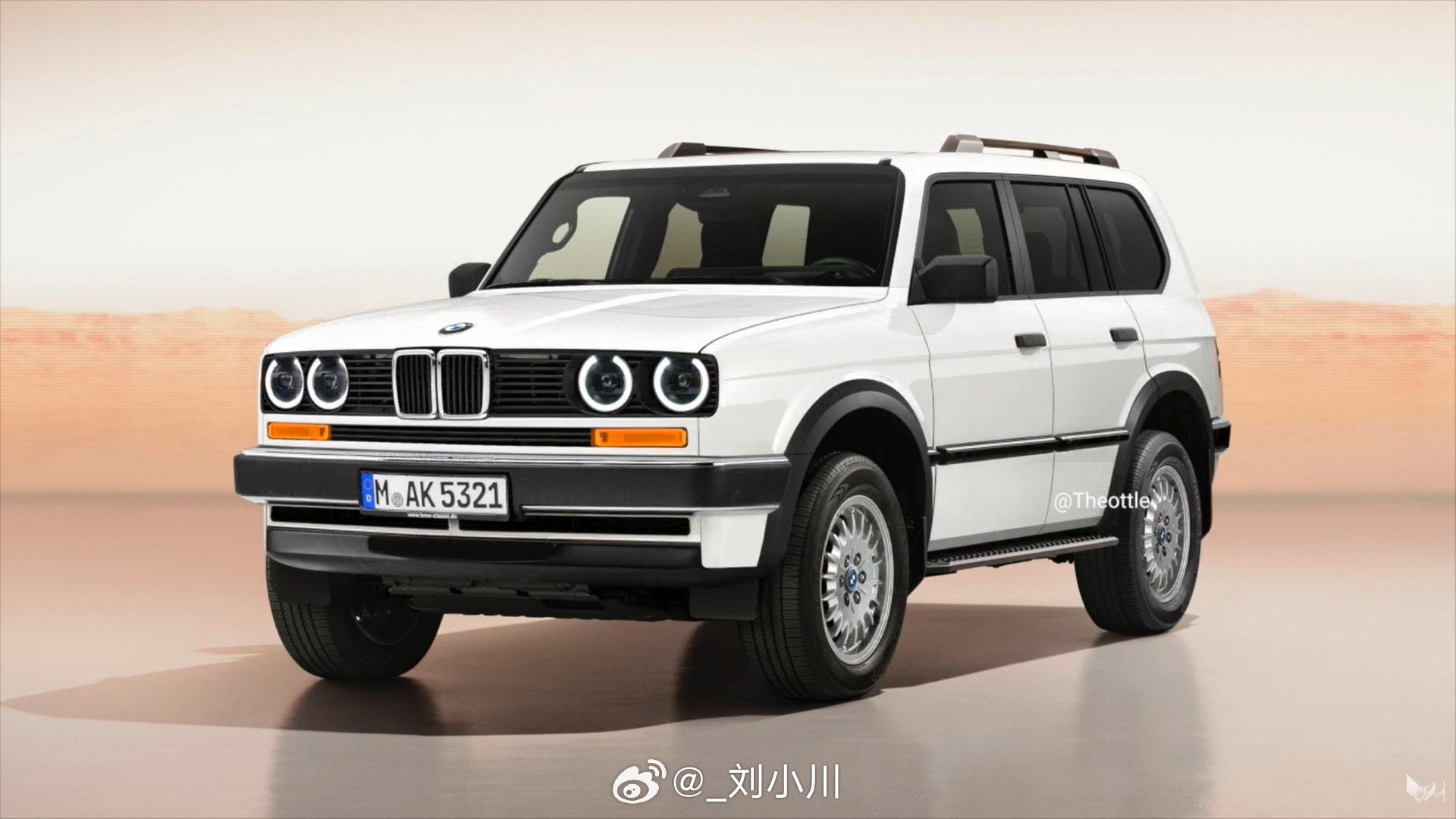 宝马[超话]宝马硬派越野SUV渲染图 宝马计划推出一款硬派越野SUV，内部代号G