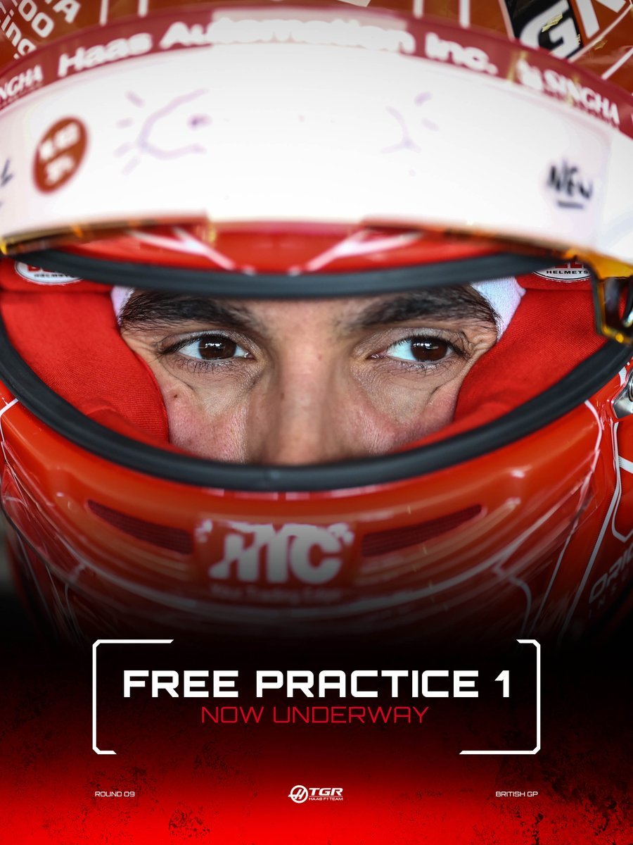 一练开始🟢冲刺赛周末的唯一一练👊哈斯F1车队2026F1英国大奖赛F1