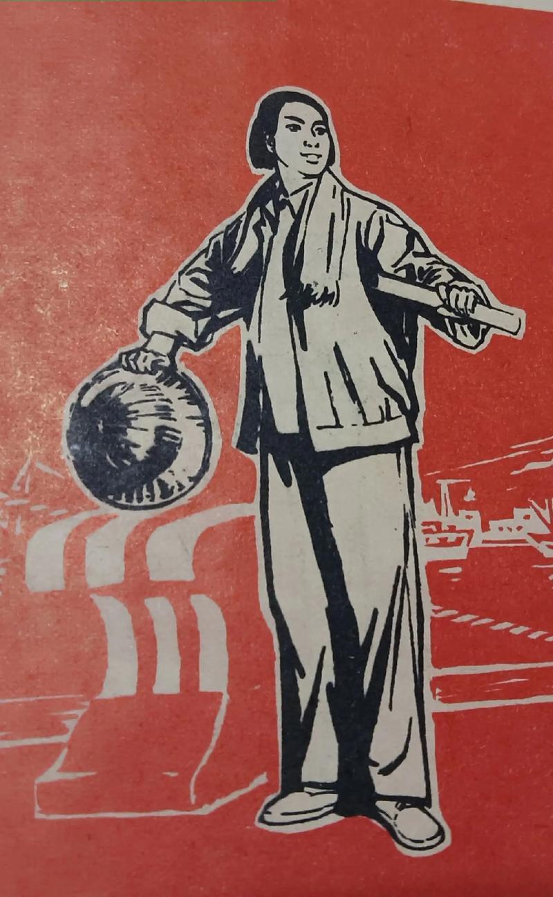 样板戏人物木刻画4