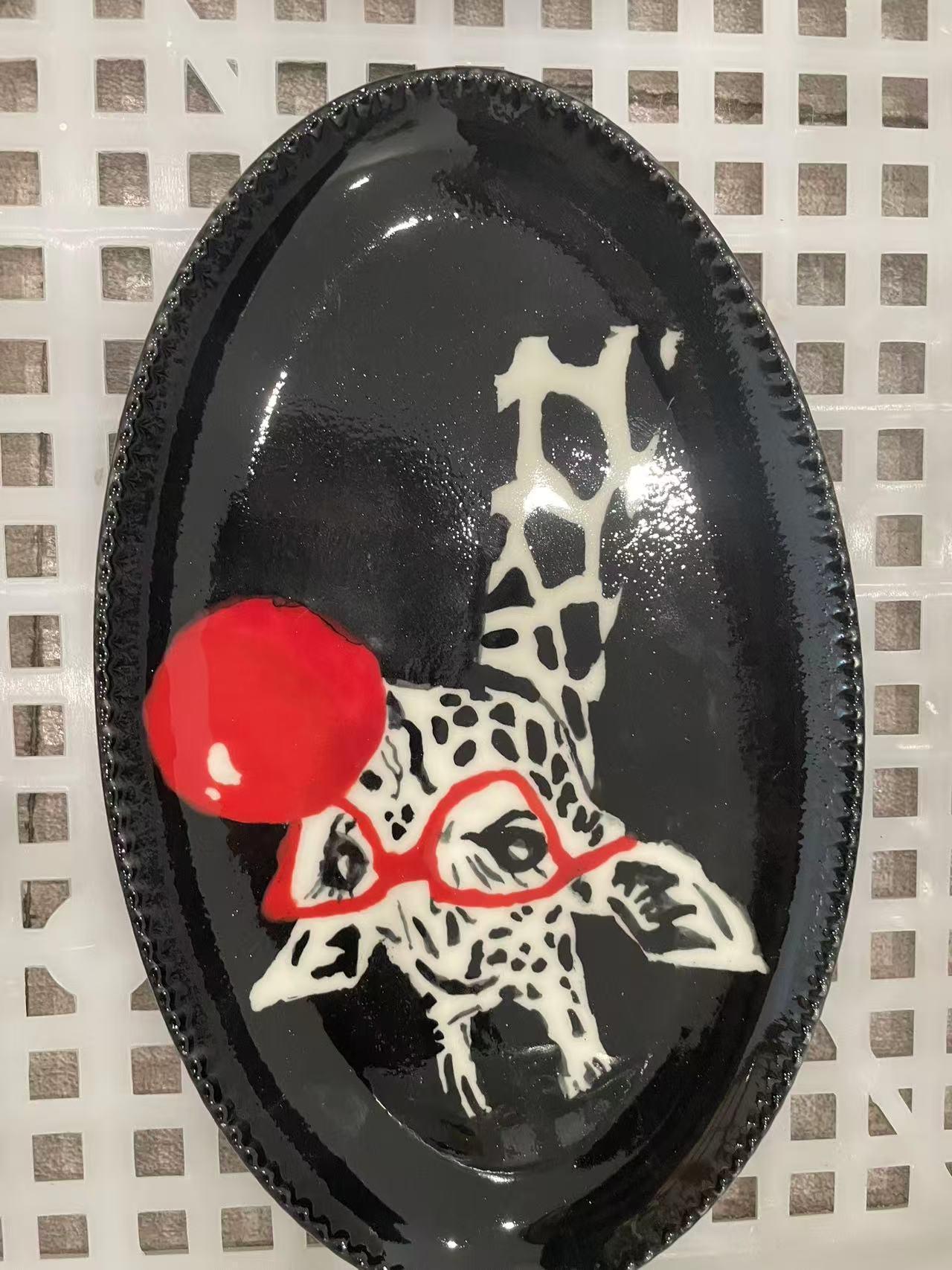 景德镇画盘子之旅 简直太棒了有几个要免费复火一下一周以后可以收到实物了！！！ 