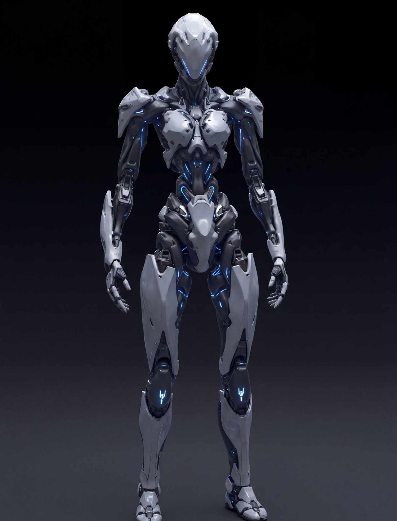 分享几张模型设计
人形机器人 机甲设计 未来机械风 3D设计