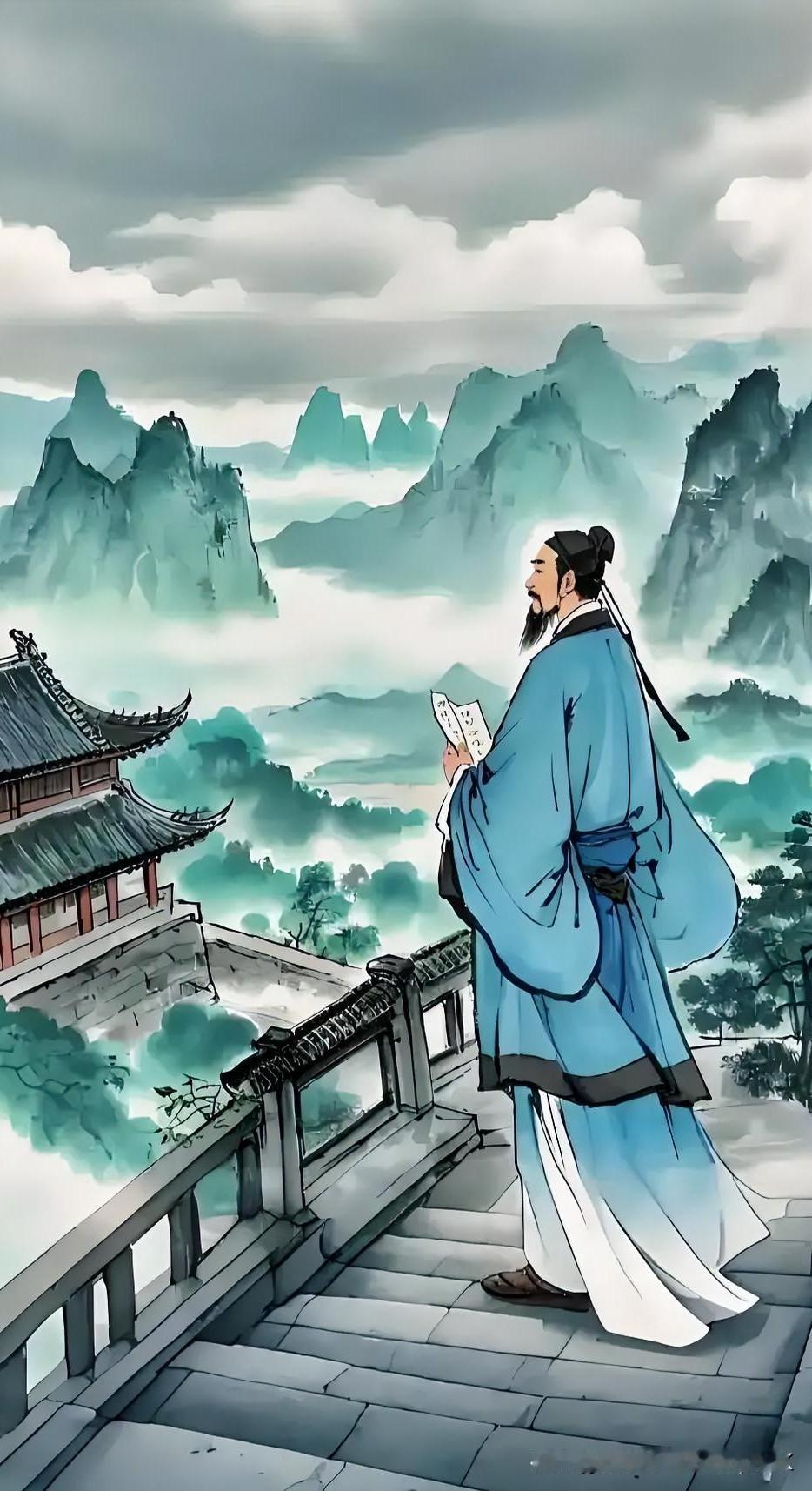《大暑登东城》
——元·许衡
三丈危城日暮登，
暑威殊不霁凭陵。
何时太华高峰上