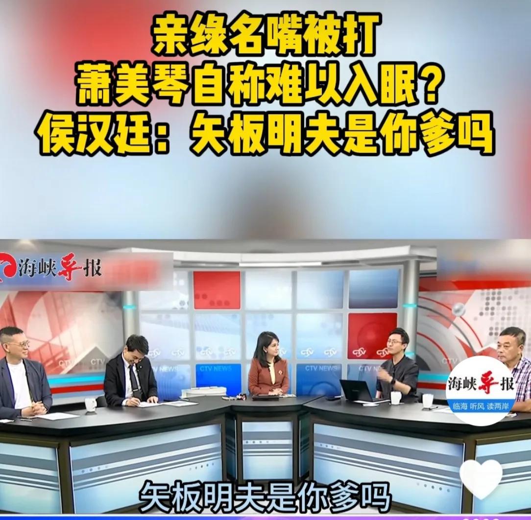 矢板明夫被打，萧美琴如丧考妣，侯汉廷狂讽？针对日裔矢板明夫近日在台中遭攻击事件，