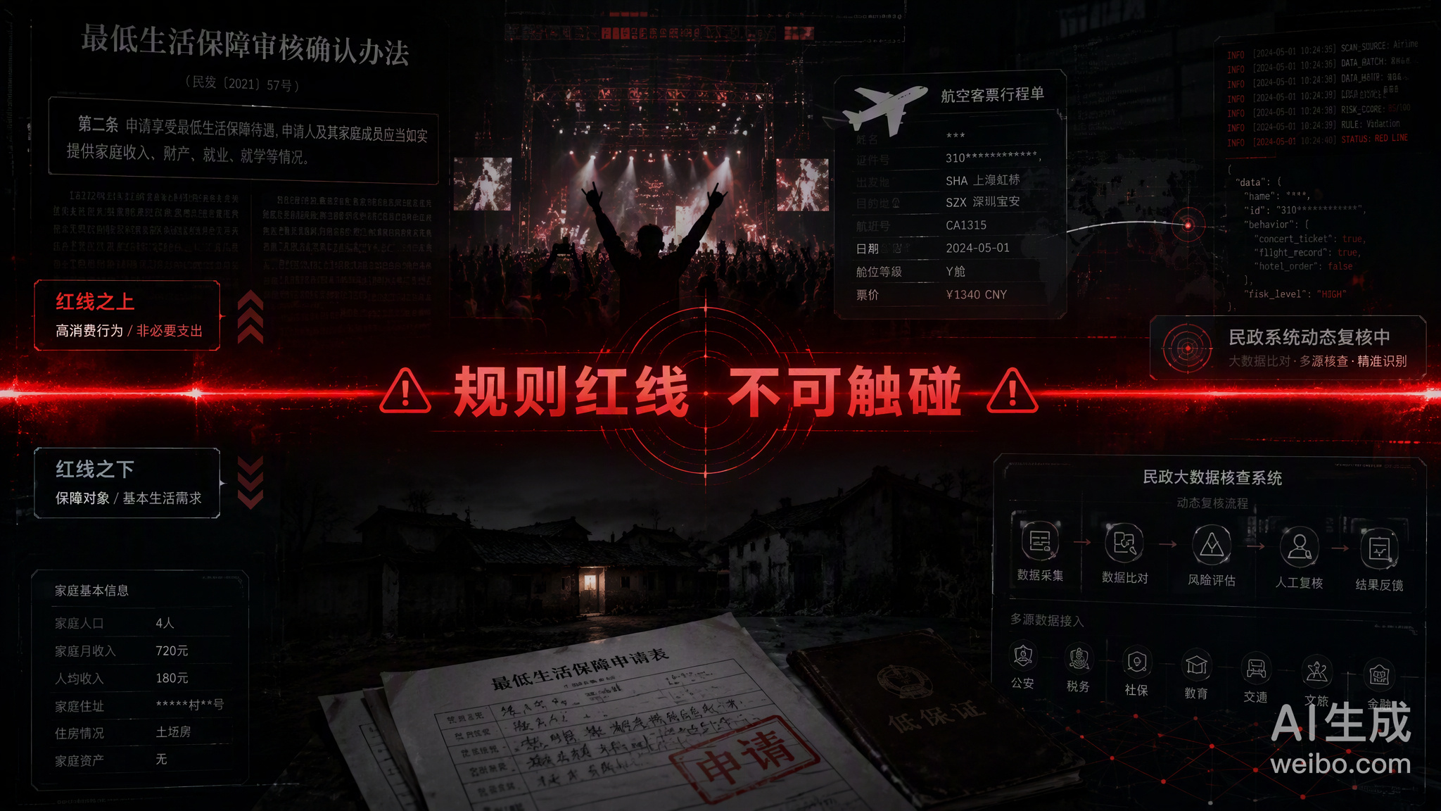 工作人员反复劝阻，这不仅是好心提醒，更是规则生效前的“预警程序”。低保不是个人零