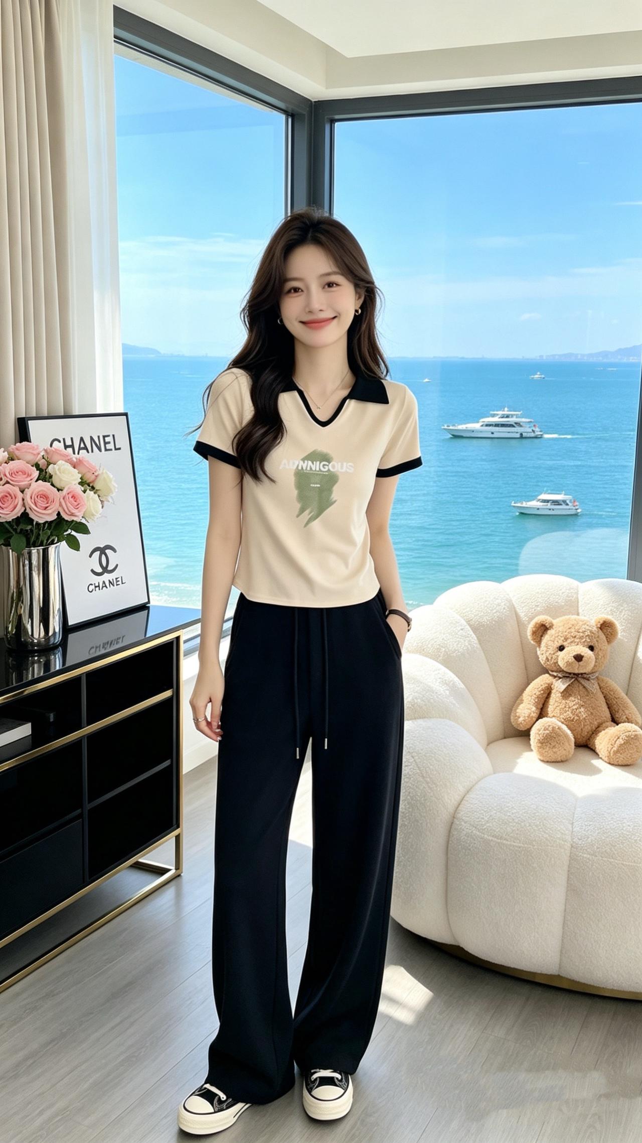 夏季t恤 洋气减龄 休闲百搭 谁穿谁好看