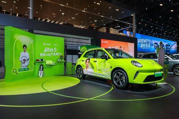 第二十三届广州国际汽车展览会开幕当天，长城汽车欧拉品牌在 4.1 号馆长城汽车展