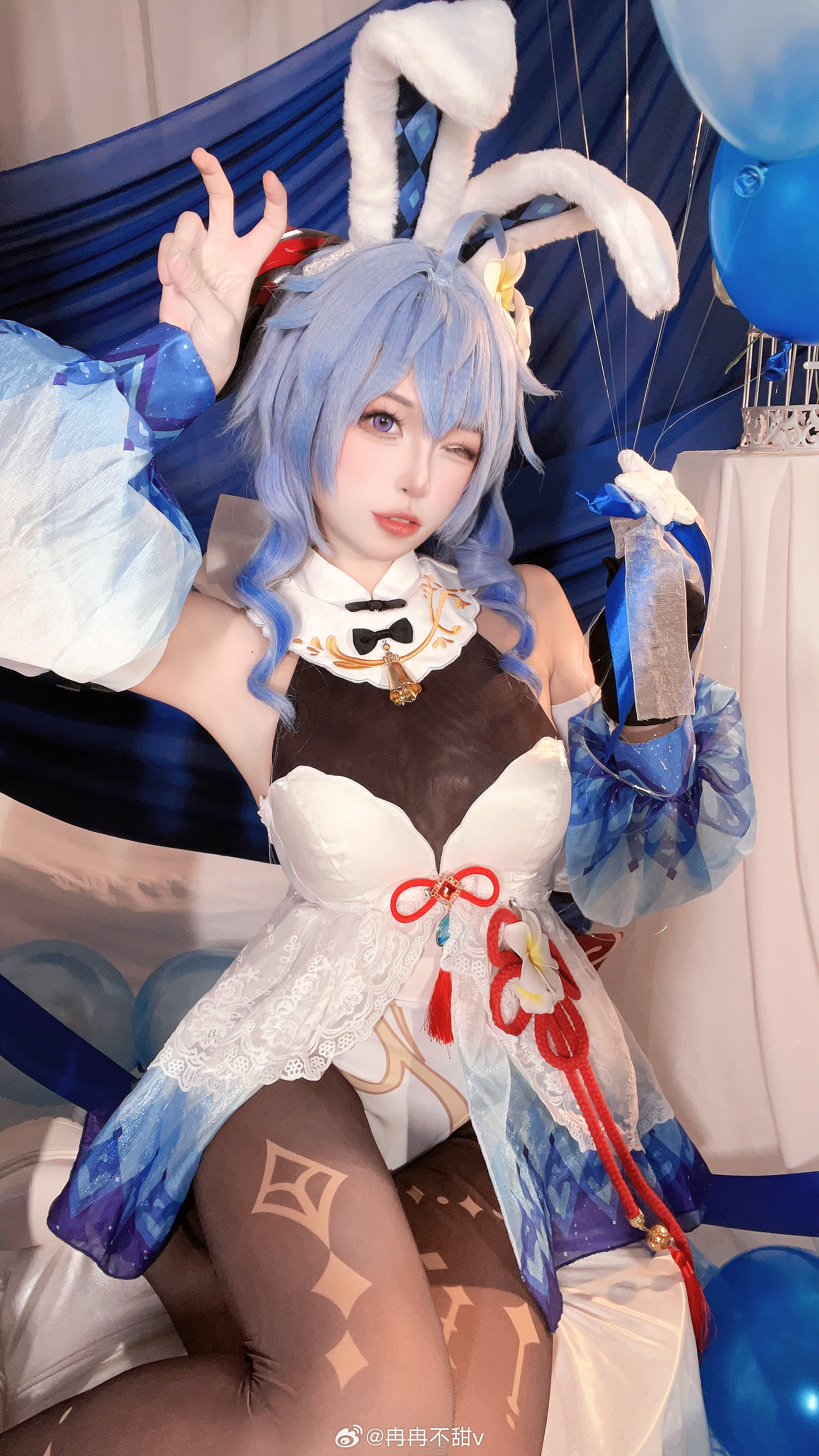 #原神[超话]##原神##二次元游戏整活# 【王小美牌大白兔🐰】软糯可爱版[亲